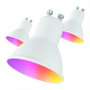 Muvit Bombilla Inteligente GU10 RGB Pack de 3